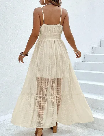 Rochie lunga SHEIN CURVE, crem