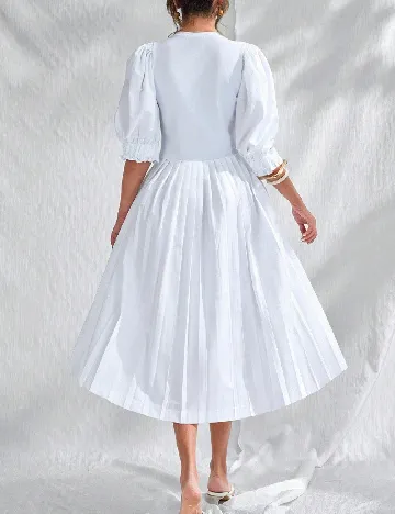 Rochie medie SHEIN, alb