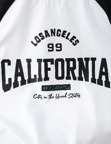 Tricou Shein Kids, alb/negru