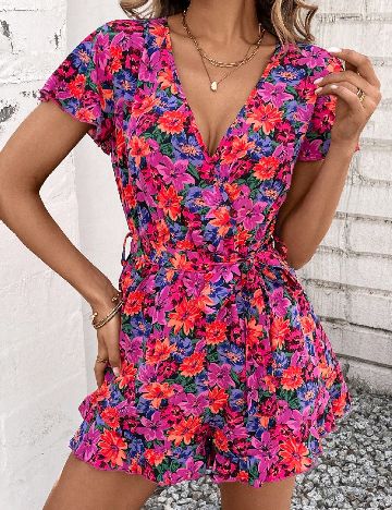 Salopeta SHEIN, floral print