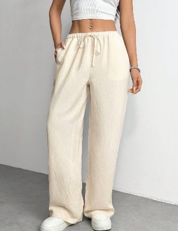 Pantaloni SHEIN, crem