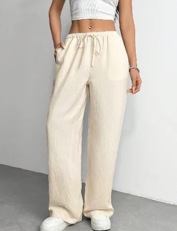 Pantaloni SHEIN, crem