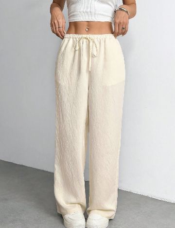 Pantaloni SHEIN, crem