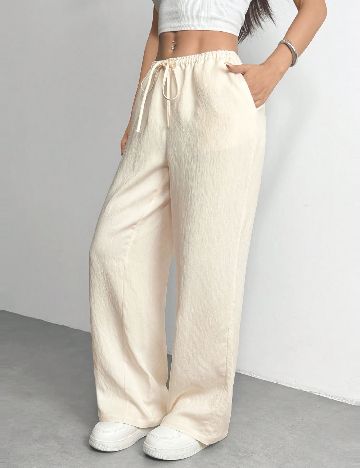 Pantaloni SHEIN, crem