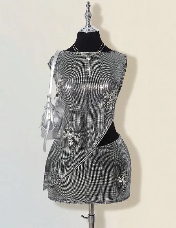 Compleu SHEIN, argintiu