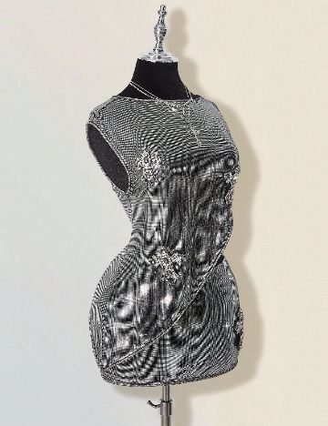 Compleu SHEIN, argintiu