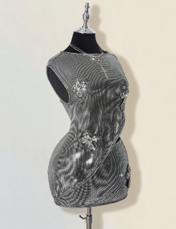 Compleu SHEIN, argintiu