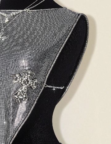 Compleu SHEIN, argintiu