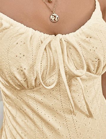 Rochie scurta SHEIN Maternity, galben