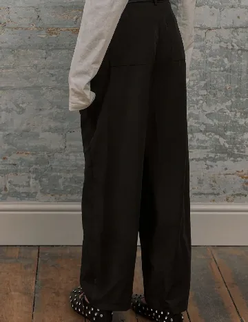 Pantaloni Musera, negru