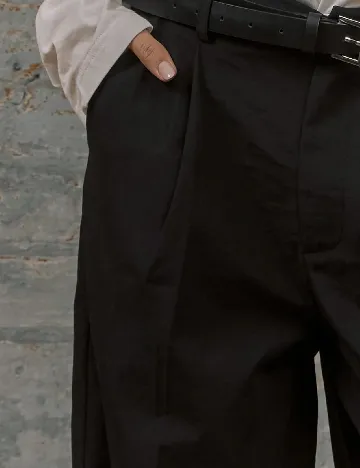 Pantaloni Musera, negru