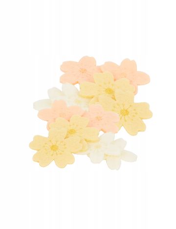 Set flori din fetru Hobby Flora, mix culori