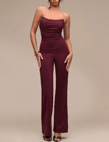 Salopeta SHEIN, visiniu