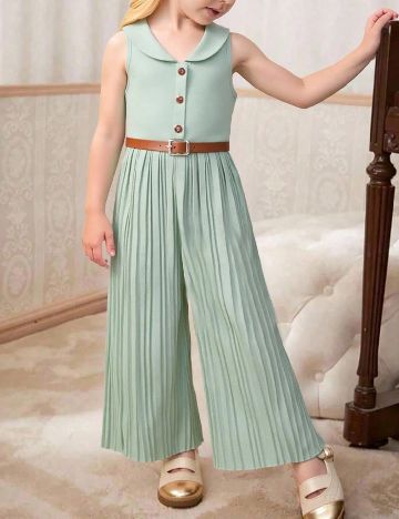 Salopeta Shein Kids, verde