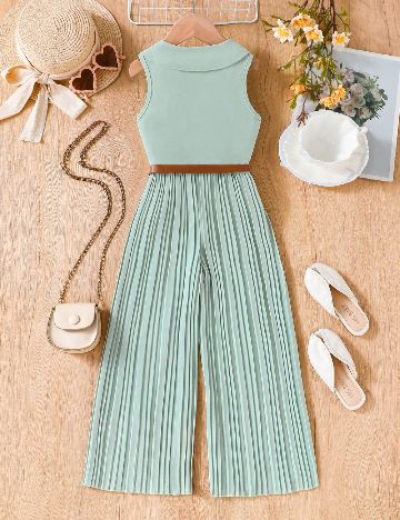 Salopeta Shein Kids, verde