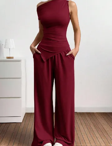 Compleu SHEIN CURVE, visiniu