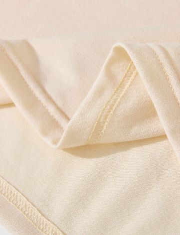 Tricou Shein Kids, crem