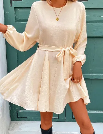 Rochie scurta SHEIN, piersica