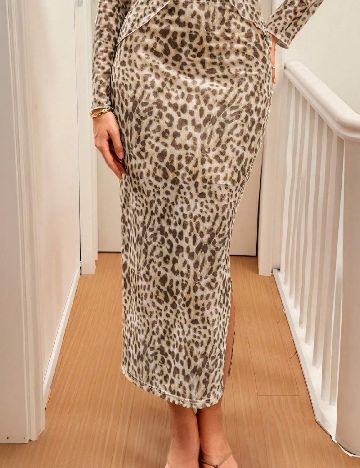 Fusta SHEIN, animal print