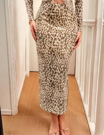 Fusta SHEIN, animal print