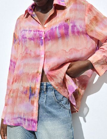 Camasa SHEIN, mix culori