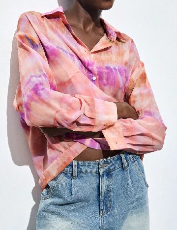 Camasa SHEIN, mix culori