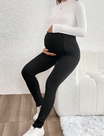 Pantaloni SHEIN Maternity, negru