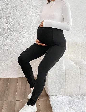 Pantaloni SHEIN Maternity, negru