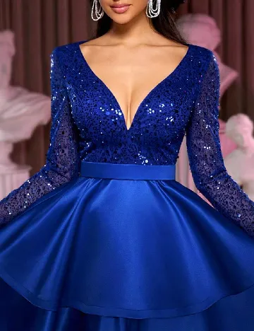 Rochie scurta SHEIN, albastru