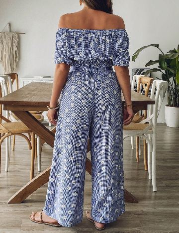 Compleu SHEIN CURVE, floral print