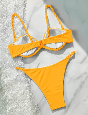 Costum de baie SHEIN, portocaliu