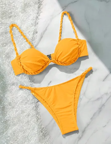 Costum de baie SHEIN, portocaliu