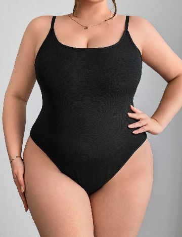 Body SHEIN CURVE, negru