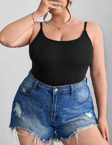 Body SHEIN CURVE, negru