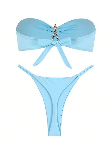 Costum de baie SHEIN, bleu