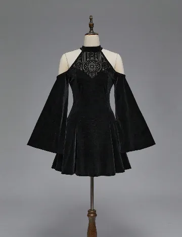 Rochie scurta Romwe, negru