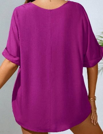 Bluza SHEIN CURVE, mov