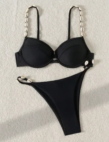 Costum de baie SHEIN, negru