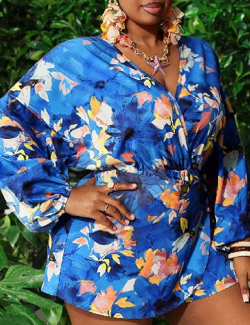 Salopeta SHEIN CURVE, mix culori