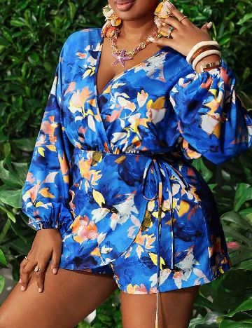 Salopeta SHEIN CURVE, mix culori