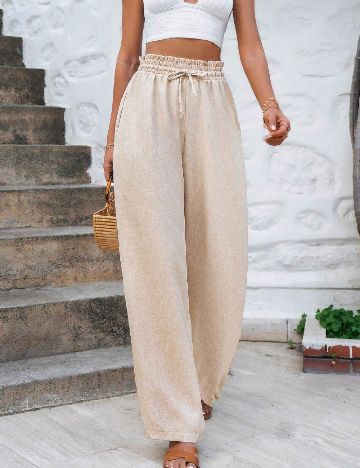 Pantaloni SHEIN, crem