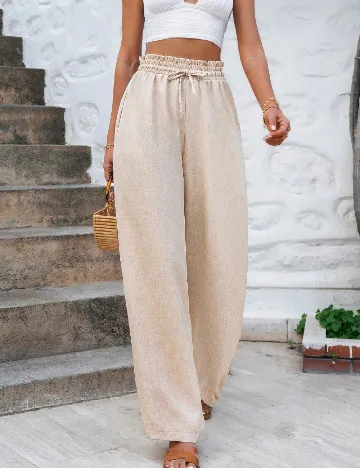 Pantaloni SHEIN, crem