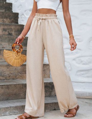 Pantaloni SHEIN, crem