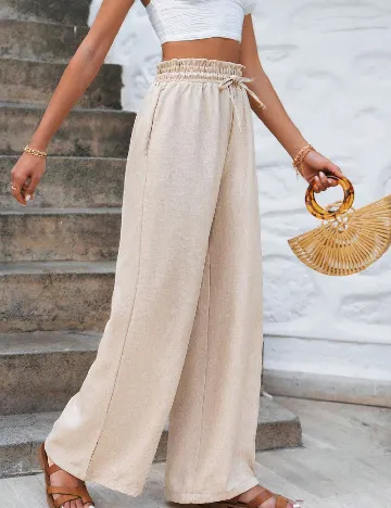 Pantaloni SHEIN, crem