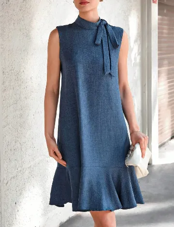 Rochie scurta SHEIN, albastru