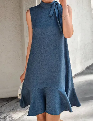 Rochie scurta SHEIN, albastru