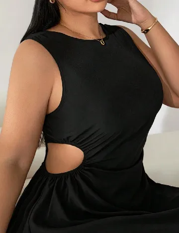 Rochie medie SHEIN CURVE, negru