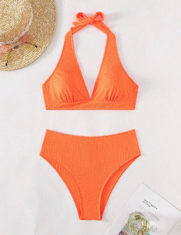 Costum de baie SHEIN, portocaliu