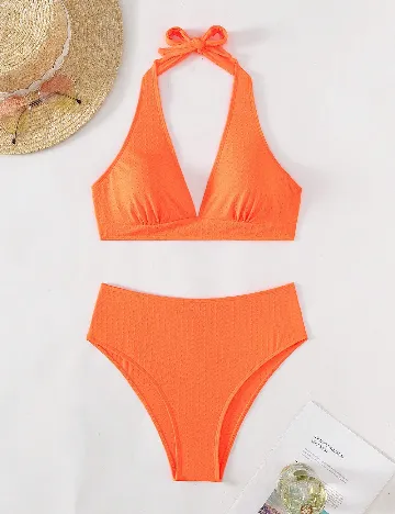 Costum de baie SHEIN, portocaliu