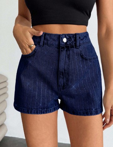 Pantaloni scurti SHEIN, bleumarin